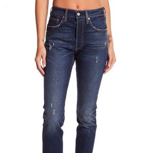 Levi's 501 Women High Waist Skinny Jean Button Fly